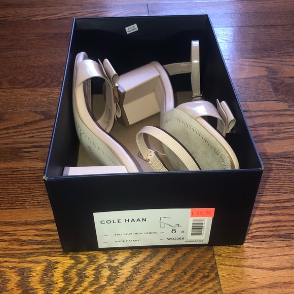 Cole Haan Patent Sandal with Bow - Picture 5 of 5